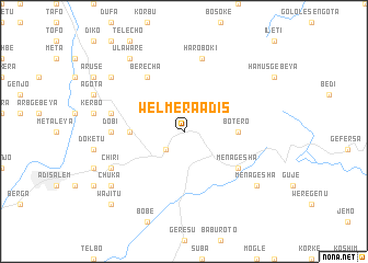 map of Welmera Ādīs