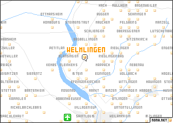 map of Welmlingen