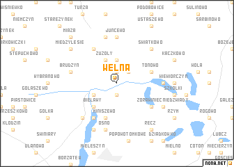 map of Wełna