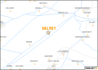 map of Welney