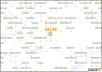 map of Welpe