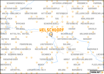map of Welschdorf