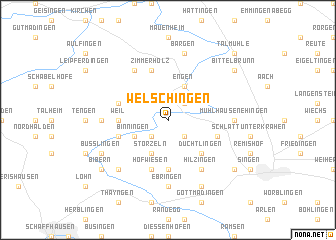 map of Welschingen