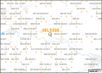 map of Welsede