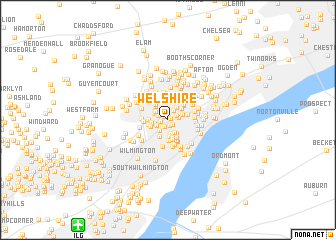 map of Welshire