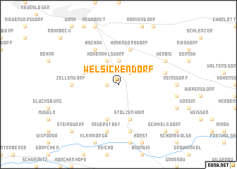 map of Welsickendorf