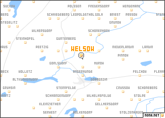 map of Welsow