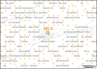 map of Wels