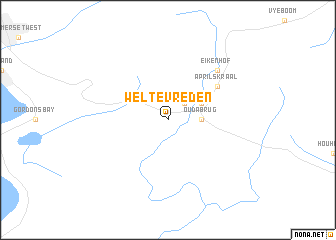 map of Weltevreden