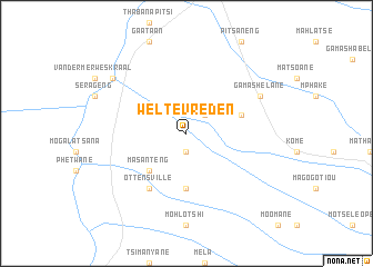 map of Weltevreden