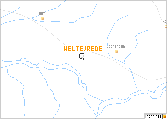 map of Weltevrede