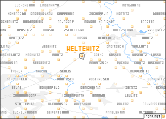 map of Weltewitz