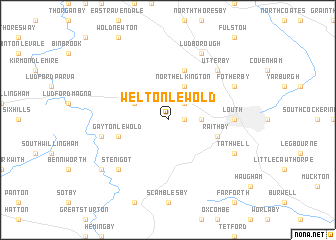 map of Welton le Wold