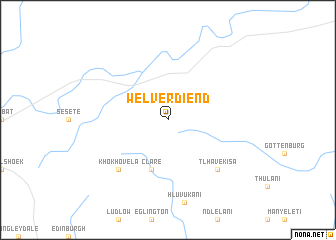 map of Welverdiend