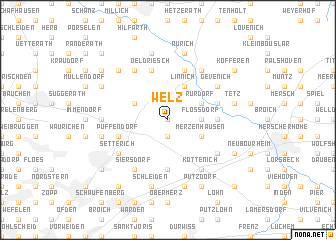 map of Welz