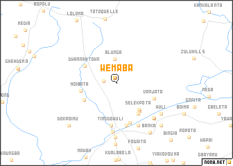 map of Wemaba