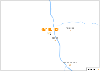 map of Wemalaka