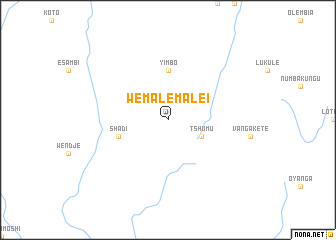 map of Wemalemale I