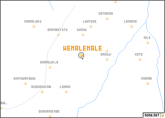 map of Wemalemale