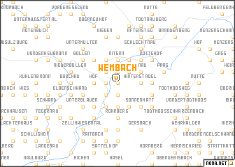 map of Wembach