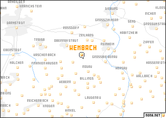 map of Wembach