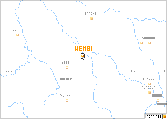 map of Wembi