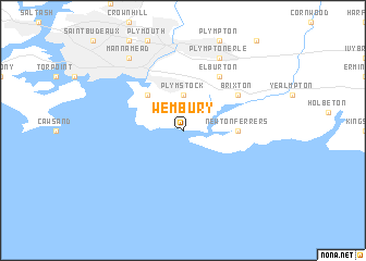map of Wembury