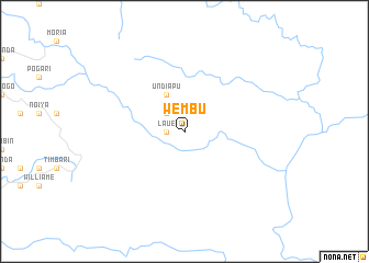 map of Wembu