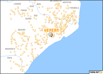 map of Wemean