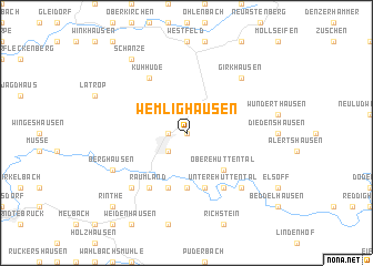 map of Wemlighausen