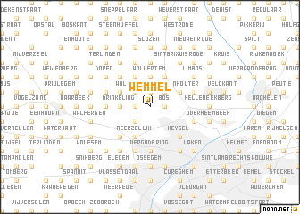 map of Wemmel