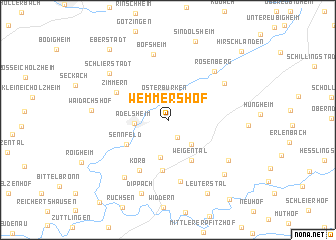 map of Wemmershof