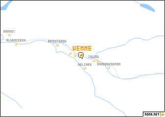 map of Wemme