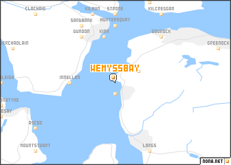 map of Wemyss Bay
