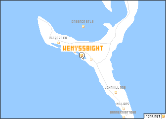 map of Wemyss Bight