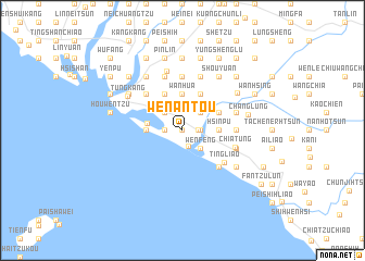 map of Wen-an-t\