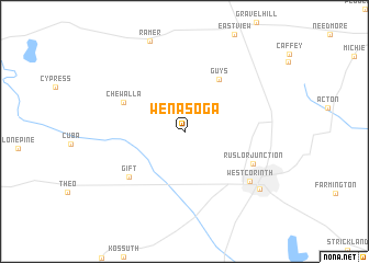 map of Wenasoga