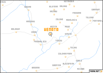 map of Wenata