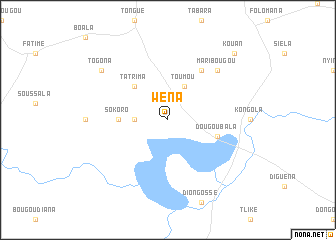 map of Wéna