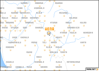 map of Wena