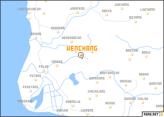 map of Wenchang