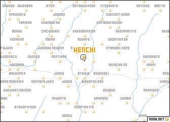 map of Wenchi