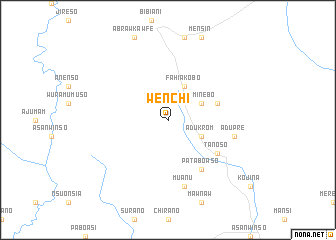 map of Wenchi