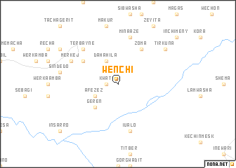 map of Wenchʼī