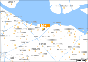 map of Wencun