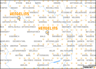 map of Wendelins