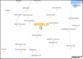 map of Wendelin