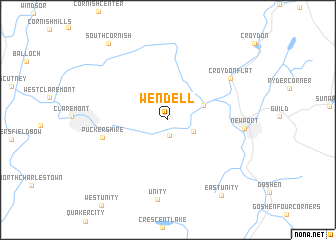 map of Wendell