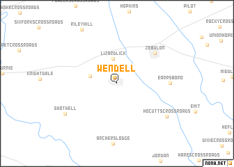 map of Wendell