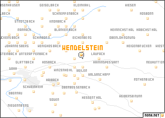 map of Wendelstein